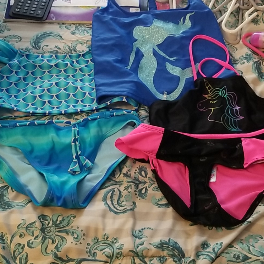 Girls 7/8 bikini and Tankini Bikini combo